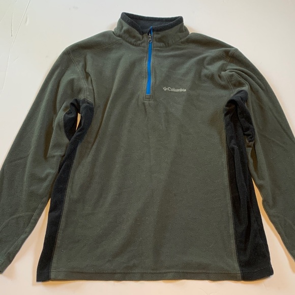 Columbia Other - Men’s large Columbia gray and Black Fleece quarter zip